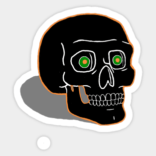 Skull Sticker